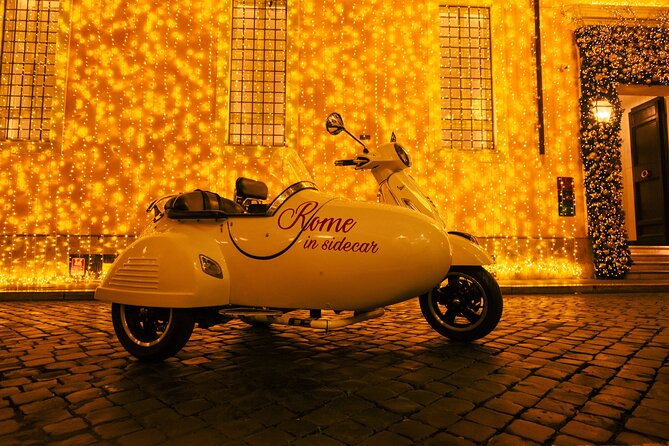 2h Xmas Lights Panoramic Vespa Sidecar Tour - Starting at Piazza della Repubblica: Quick Setup, Smooth Flow