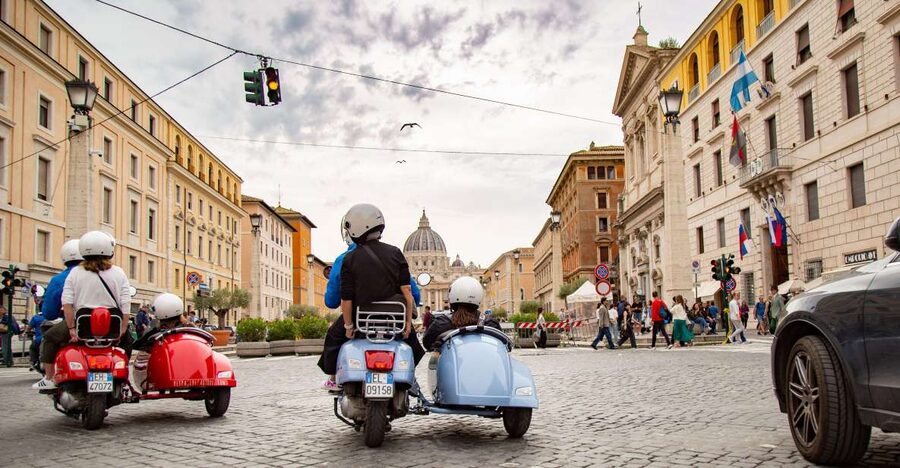 Afternoon Vespa Sidecar Tour with Gourmet Gelato Stop - How the 3-Hour Route Brings Rome Into Focus