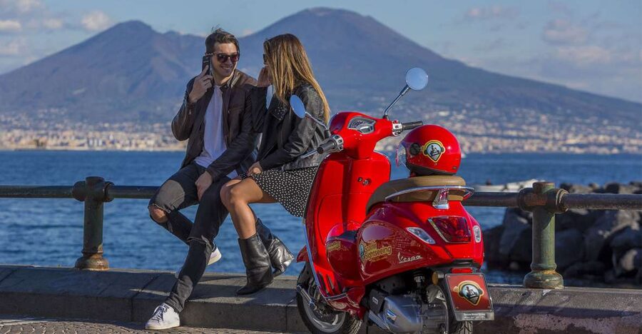 Amazing audioguided Vespa Tour of Naples - with driver - The offline audio guide: your Naples storyteller, no data required