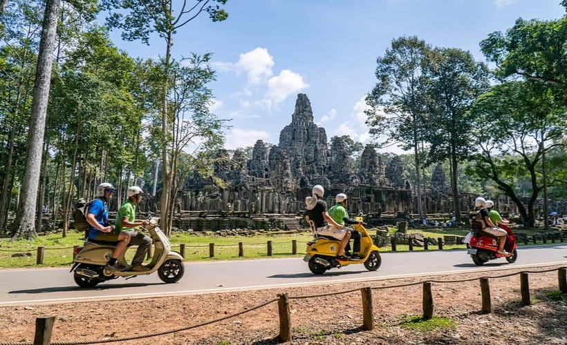 Angkor Wat: Guided Vespa Tour / Tuk Tuk or Car - Why a Vespa tour at Angkor just makes sense