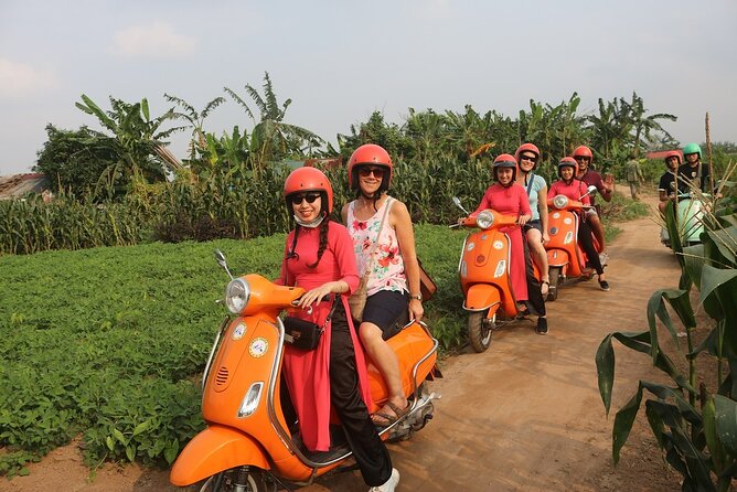 Beautiful Female Riders Vespa Red River Countryside Tour 5 Hours - Lunch, snacks, water, and coffee: where the value really shows