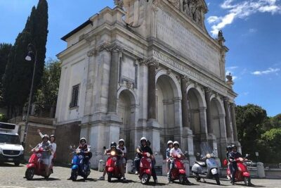 Beautiful Roma Tour on Vespa with Driver - The Scooter Route Starts With Spanish Steps and Pincio Views