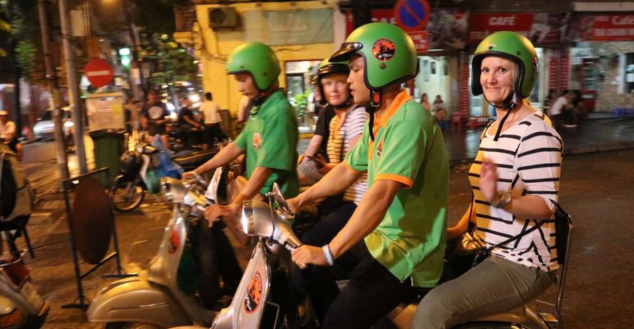 Enjoy Hanoi Like a Local - Vespa & Street Food Tour by Night - Truc Bach Lake and the Romance Stop Most People Skip