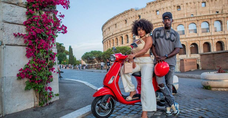 Explore city on Vespa with Professional Photographer - The Scooter Start: Quick Setup, Then Instant Motion