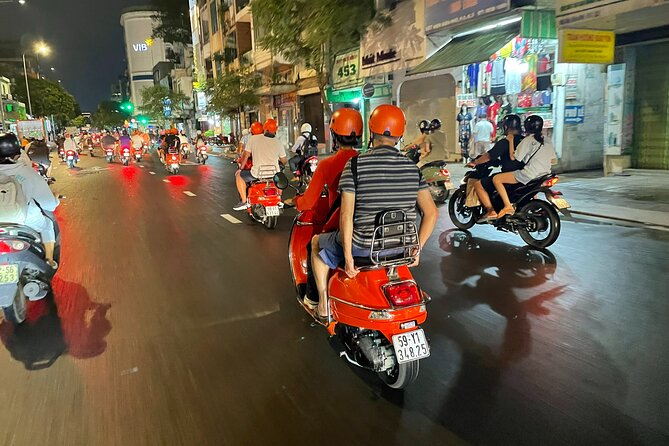 Female Riders Vespa Night Street Food + Train Street food 4 Hours - Price and logistics: why $59 is fair for this much included
