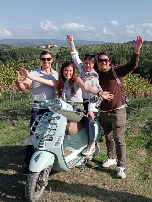 From Florence: Small Group Vespa Tour Tuscany Winery & Lunch - San Gimignano: Medieval Manhattan Meets Real Time to Wander