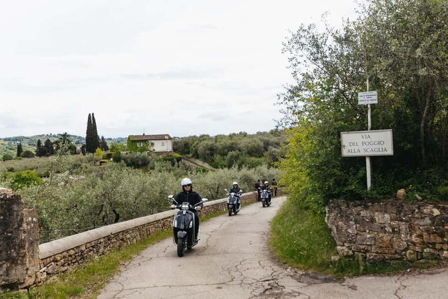 From Florence: Tuscan Countryside Vespa Tour with Tastings - Helmet-on and scooter training: the real gatekeeper is confidence