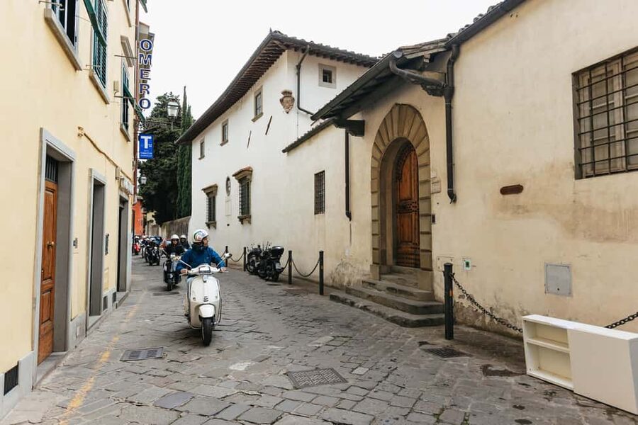 From Florence: Tuscan Countryside Vespa Tour with Tastings - Into Chianti country: castles, olive groves, vineyards, and winding roads