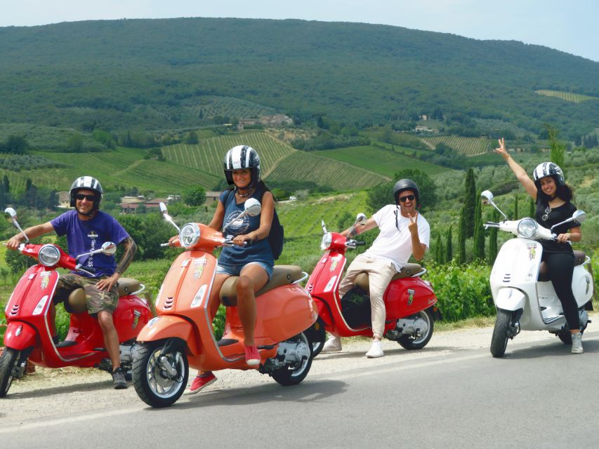 From San Gimignano: Chianti Half-Day Vespa Tour with Lunch - Photo stops and quiet villages: how the ride is paced
