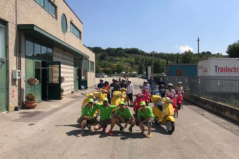 From Siena/Badesse: Vespa & Chianti Tour in the Tuscan Hills - Scooter setup, the pre-ride test, and what to expect
