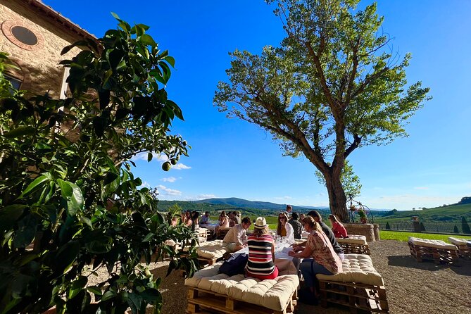 Full-Day Chianti Tour by Vespa Scooter from San Gimignano - Casale dello Sparviero: cypress avenue, wine tasting, and lunch