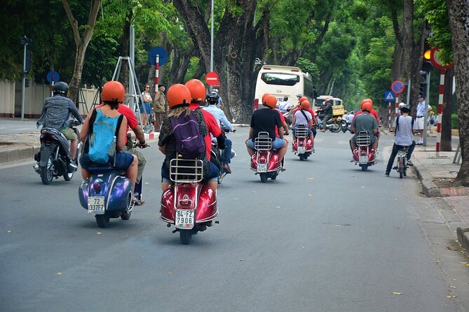Hanoi Back Streets Vespa Tours: Hanoi Vintage Vespa Tours City - Long Bien Bridge: the fast way to see Hanoi across the Red River