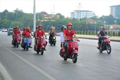 Hanoi Back Streets Vespa Tours: Hanoi Vintage Vespa Tours City - The route in plain English: from Opera House to Trúc Bạch