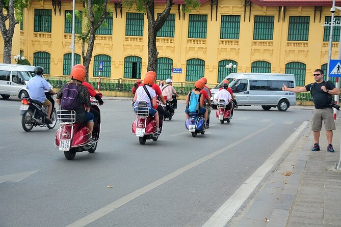 Hanoi Back Streets Vespa Tours: Hanoi Vintage Vespa Tours City - West Lake farming lanes: a calmer side of the Red River edge