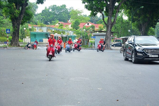 Hanoi Back Streets Vespa Tours: Hanoi Vintage Vespa Tours City - Passing Ba Đình, Hoàn Kiếm, temples, and Hanoi’s famous edges