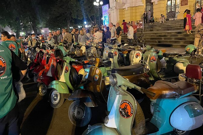 Hanoi Vespa After Dark Street Food Tour -Hidden Gem-Train Street - Ba Đinh Square and Ba Đinh Eats: Big Sights, Street Food Energy