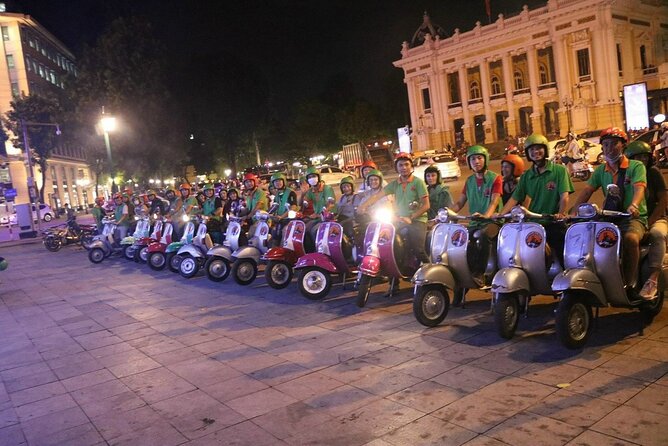 Hanoi Vespa After Dark Street Food Tour -Hidden Gem-Train Street - Old Quarter First: Settling In with Night Views and a Food Mission