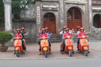 Hanoi Vespa Full Day City & Countryside with Female Ao Dai Riders - Pickup from near the Old Quarter: starting calmer than the rest of the city