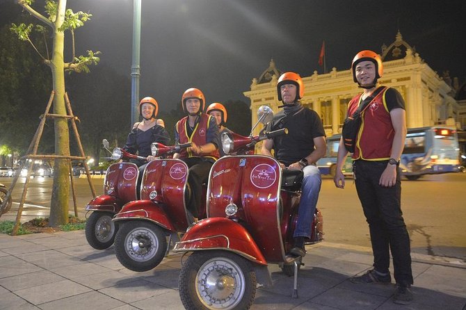 Hanoi Vespa Tours: Hanoi After Dark Vespa Food Tours - Long Bien Bridge: Starting With Night Views and Appetite