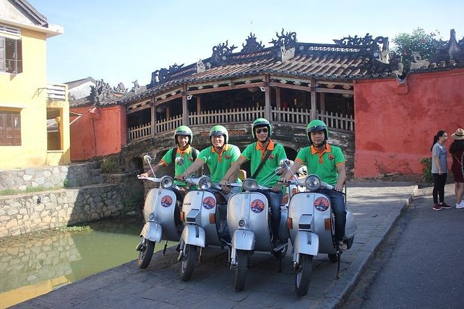 Hoi An Vespa Tour Rural Villages Experience - The ride setup: 8:00 am pickup, helmets, small group size