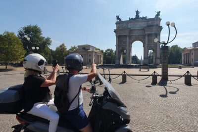 Milan Vespa Adventure: Private Tour for Couples and Friends - Castello Sforzesco stop: seeing Milan’s ducal power up close