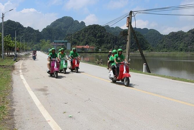 Ninh Binh Vespa Start from Hanoi + Boat + Villages +Rice Paddies - Tam Coc on a Vespa: how the ride works and what you’ll notice