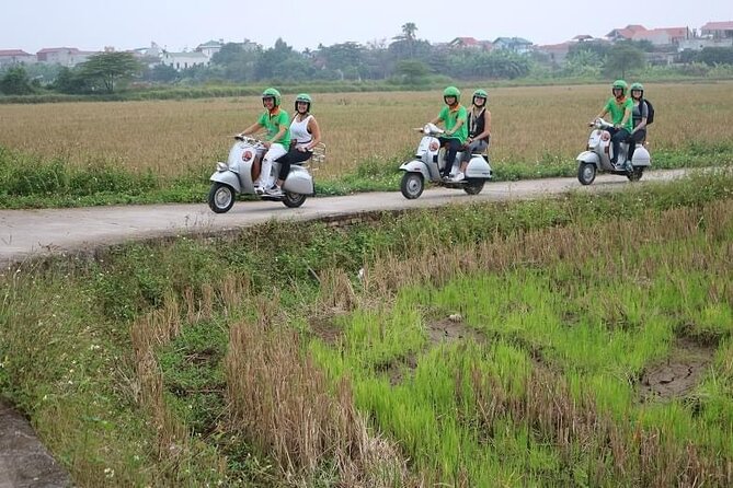 Ninh Binh Vespa Start from Hanoi + Boat + Villages +Rice Paddies - The boat ride in Tam Coc: caves, shared sampans, and slow scenery