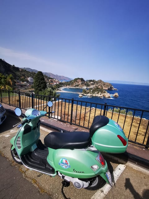 Panoramic Vespa tour of Taormina, Castelmola and White Lotus series locations - The White Lotus moment at San Domenico Palace (exterior)