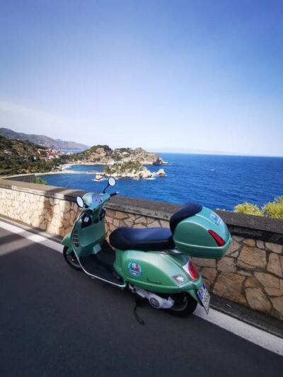 Panoramic Vespa tour of Taormina, Castelmola and White Lotus series locations - Taormina by Vespa: alleys, the Ancient Greek Theater exterior, and built-in wandering time