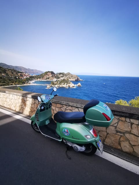 Panoramic Vespa tour of Taormina, Castelmola and White Lotus series locations - Taormina by Vespa: alleys, the Ancient Greek Theater exterior, and built-in wandering time