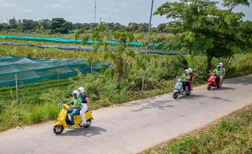 Phnom Penh Silk Island Haft Day Tour - Top Rating Experience - Dried tofu skin production: a fascinating food process
