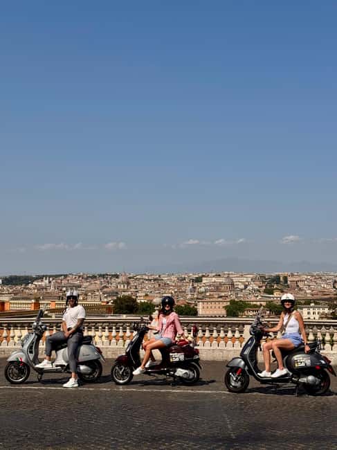 Rome: 1-Hour Vespa Ride as Passenger with a Local Driver - Meeting at Molino Bakery Bar: the start-to-finish flow