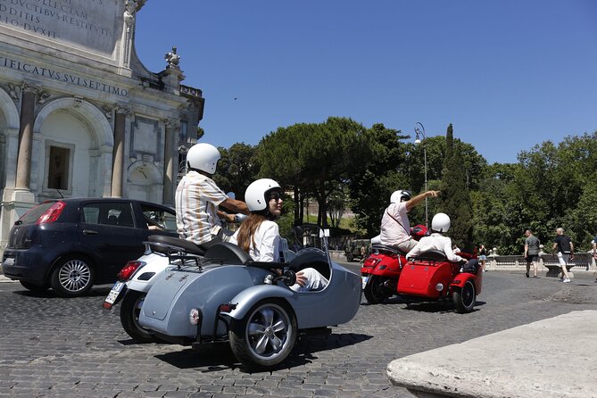 Rome 3 hours Vespa Sidecar Private Tour with Gelato - Terrazza del Gianicolo (Janiculum Hill): The View and the Stories