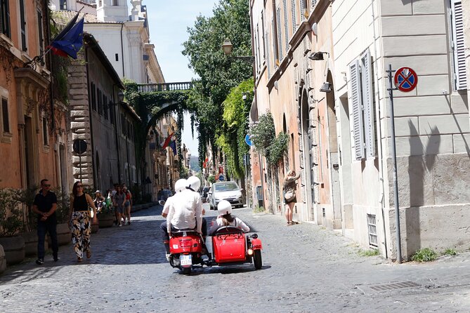 Rome 3 hours Vespa Sidecar Private Tour with Gelato - Aventine Peace: Santa Sabina, the Keyhole View, and Orange-Garden Scenery