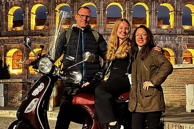 Rome by Night Vespa Ride: Icons of Rome - Fontana dell’Acqua Paola: water engineering you can actually see