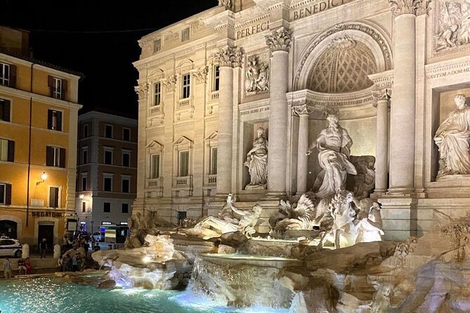 Rome by Night Vespa Ride: Icons of Rome - Piazza Navona: sculptures and Roman square energy