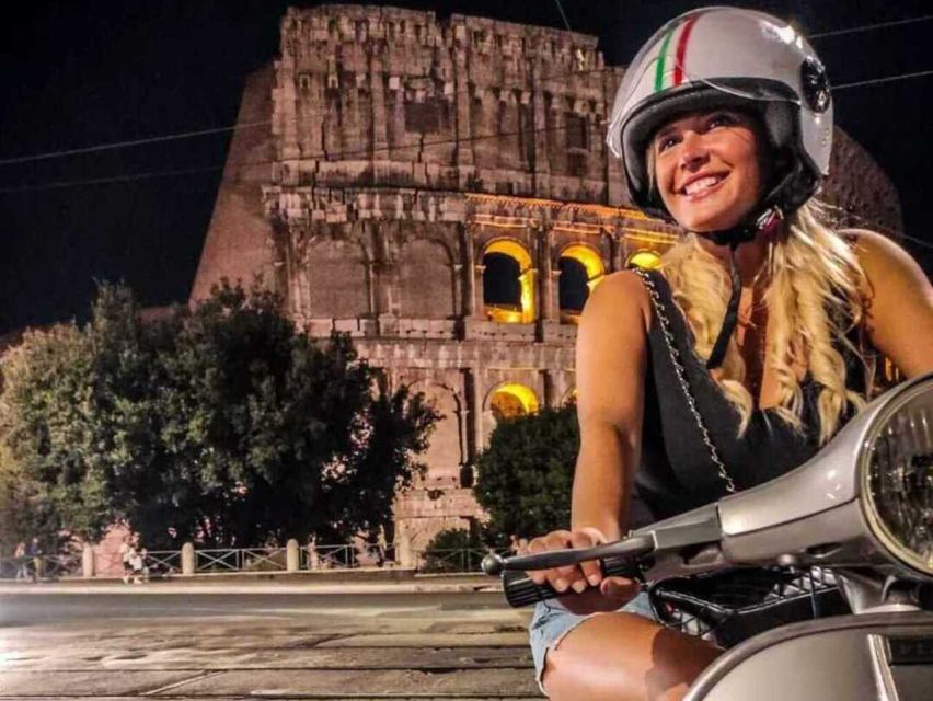 Rome by Night Vespa Tour With Driver/Private Guide - From Hotel Pickup to Safety Briefing: How the Evening Starts