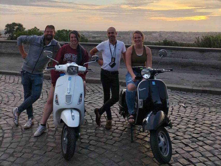 Rome by Night Vespa Tour With Driver/Private Guide - Pyramid of Cestius to Testaccio: The Stop You Might Remember Most