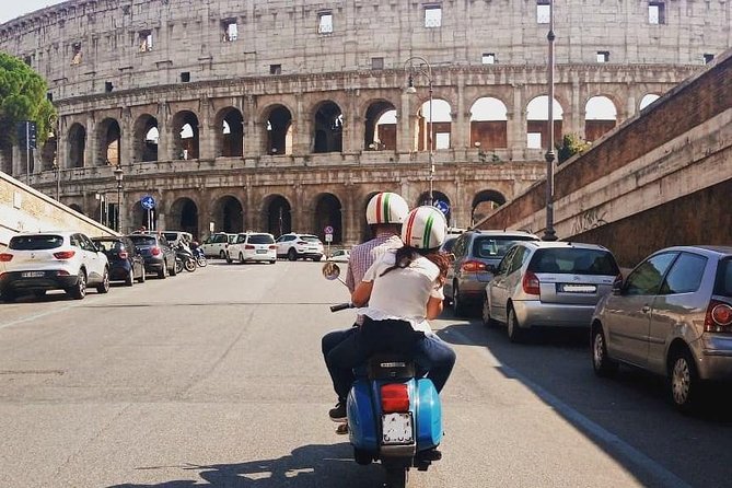 Rome by Vespa: Classic Rome Tour with Pick up - Driving Past Piazza Venezia, the Vittoriano, Colosseum, and Forum