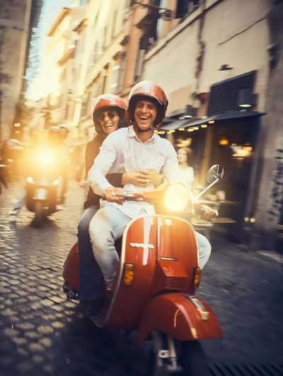 Rome by Vespa with a local - Pickup in Central Rome and the Driver-Passenger Setup
