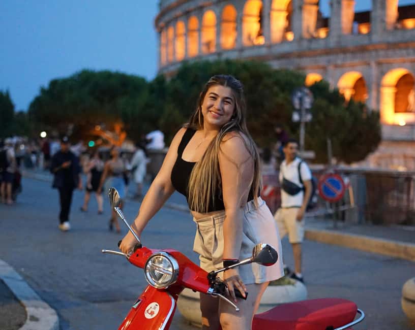 Rome: City Highlights Nighttime Vespa Photoshoot Jouney - Why a night Vespa changes how you see Rome