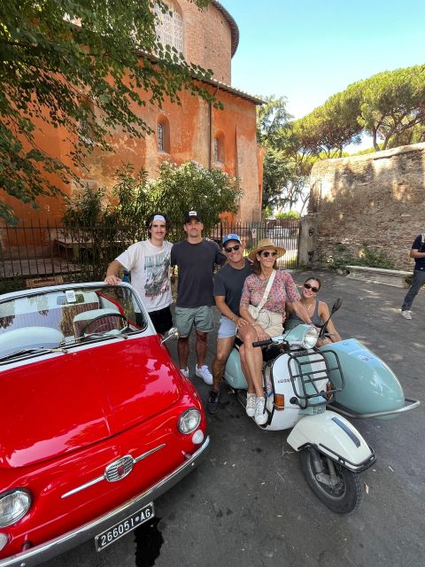 Rome: Evening Fiat 500 and Vespa Prosecco Tour - A Rome-night tour that mixes Fiat 500s and Vespas