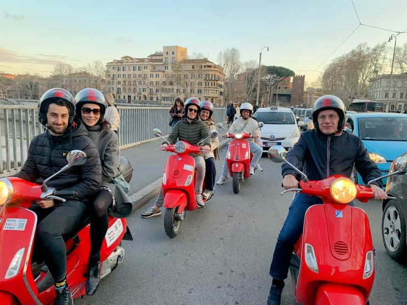 Rome: Guided Vespa Tour with Self-Drive or as a Passenger - Key things you should know before you book