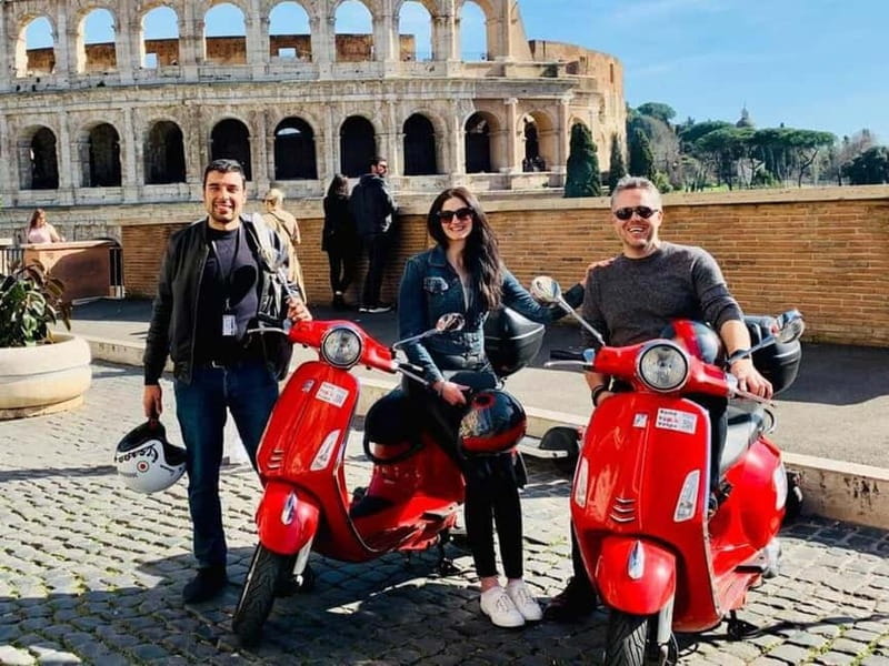 Rome: Guided Vespa Tour with Self-Drive or as a Passenger - Getting started near the Colosseum in Monti