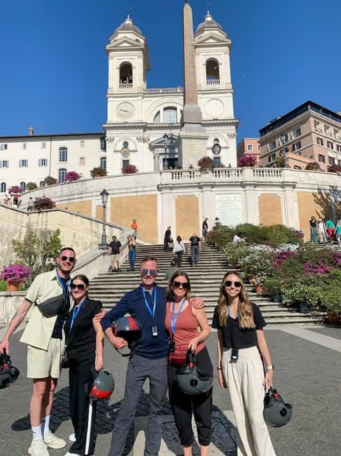 Rome: Guided Vespa Tour with Self-Drive or as a Passenger - Piazza Navona and Castel Sant’Angelo: street-level perspective