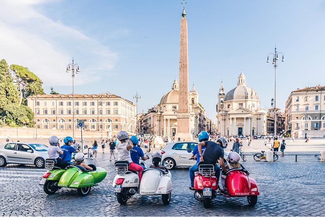 Rome Morning Vespa Sidecar Tour in Rome with Cappuccino - Piazza della Repubblica and Quirinale: big Roman power, up close
