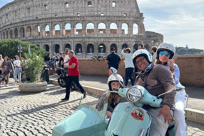 Rome Private Tour in a Vintage Vespa Sidecar Style for 90 Minutes - Trevi Fountain Photo Stop (Plus the Coin Tradition)