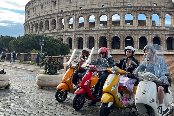 Rome: Private Vespa Tour and Professional Photoshoot - Castel Sant’Angelo plus a snack choice that fits the route