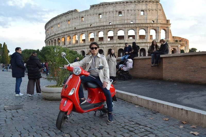 Rome Vespa: Photos, City Highlights, Sightseeing by Vespa - Where to meet near the Colosseum: Via Cavour and Bar Venezia