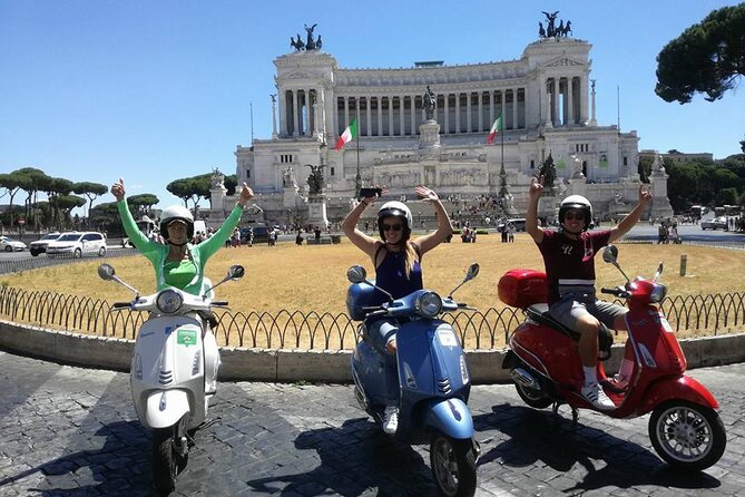 Rome Vespa Primavera 125 cc Rental - 48 Hours Rental - Day 1 ideas: a first loop built around convenience
